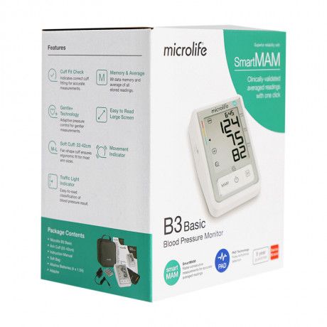 Microlife Smart MAM Blood Pressure Machine Digital Blood Pressure Monitor Machine